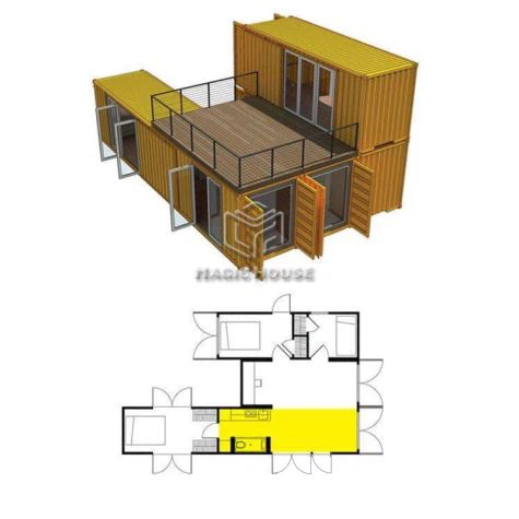 บ้านคอนเทนเนอร์ที่กําหนดเอง