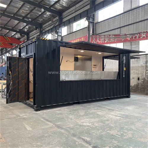 French Container Cafe Design