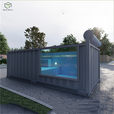 จัดส่งคอนเทนเนอร์สระว่ายน้ำในพื้นดิน